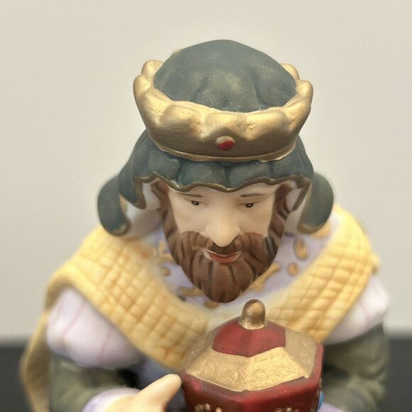 Thomas Kinkade Nativity King Melchior Figurine Hawthorne Village F1704 NO BOX - Picture 3 of 8